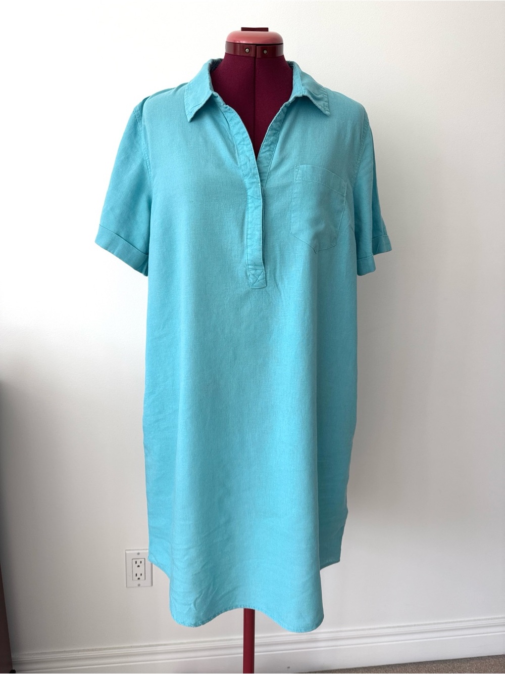 Northern Reflections Linen Blend Shirt Dress L